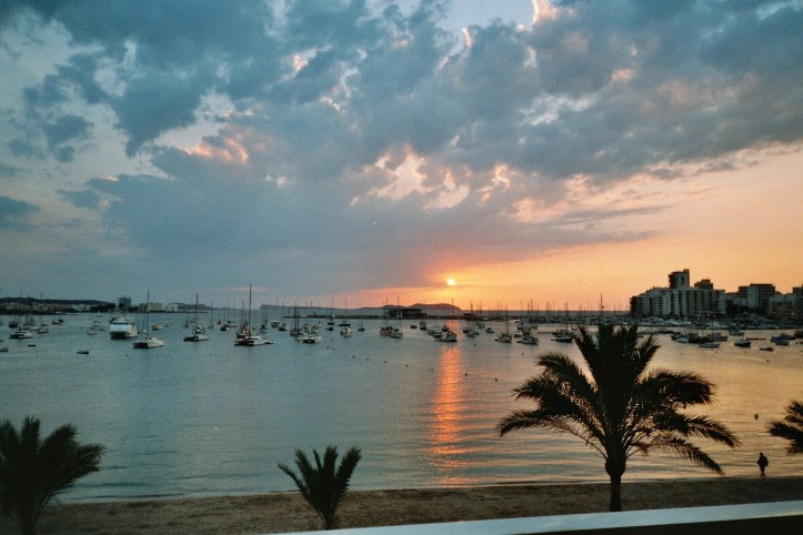 San Antonio, a town on the western  coast of biza.