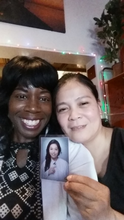 Lisa, her daughter Lyka and I